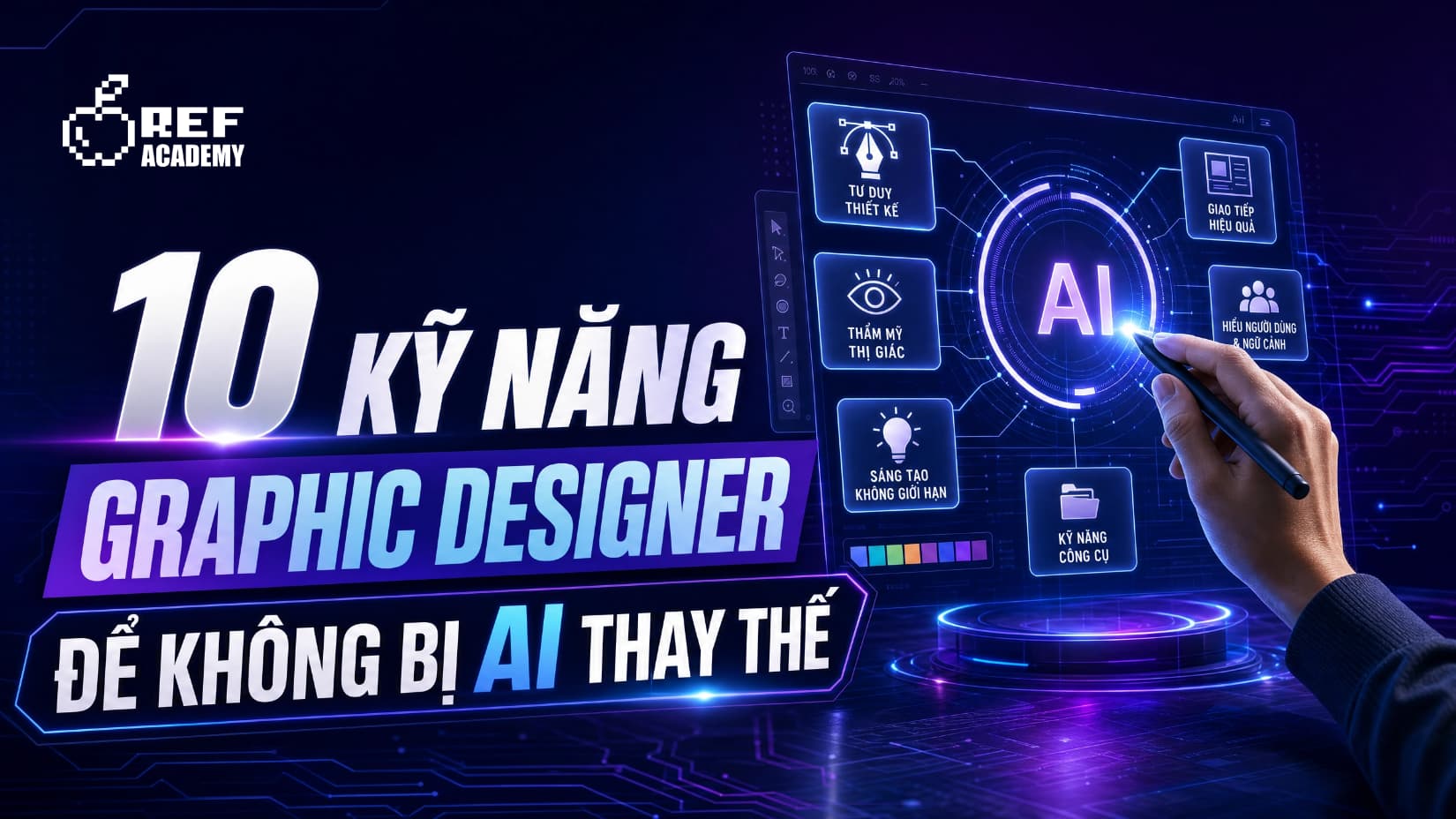 10 Kỹ Năng Graphic Designer Cần Có Để Không Bị AI Thay Thế